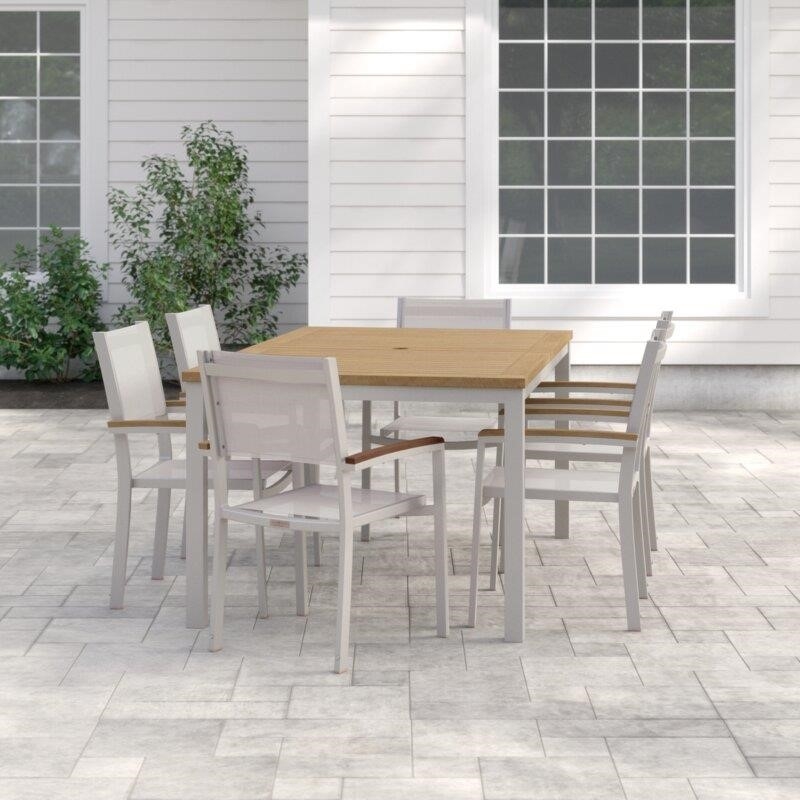 Mckinnon Rectangular 6 - Person 63'' Long Dining Set