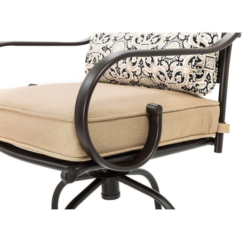 Gehlert Square 4 - Person 33'' Long Bar Height Dining Set with Cushions