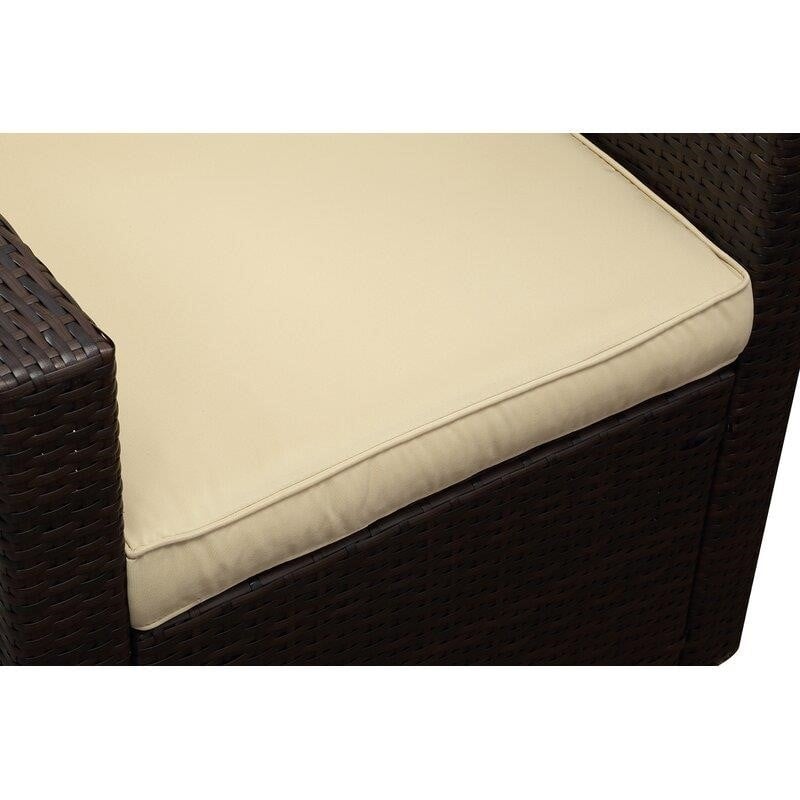 Connor Wicker/Rattan 6 - Person Seating Group with Cushions