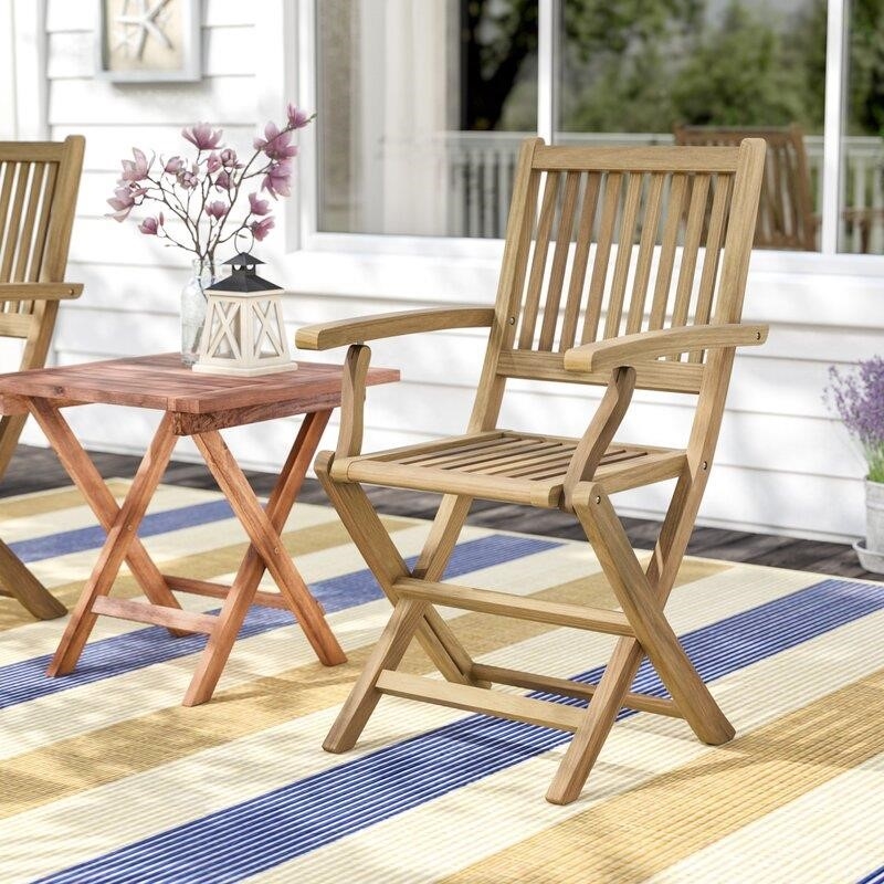 Decastro Rectangular 10 - Person 87'' Long Teak Dining Set