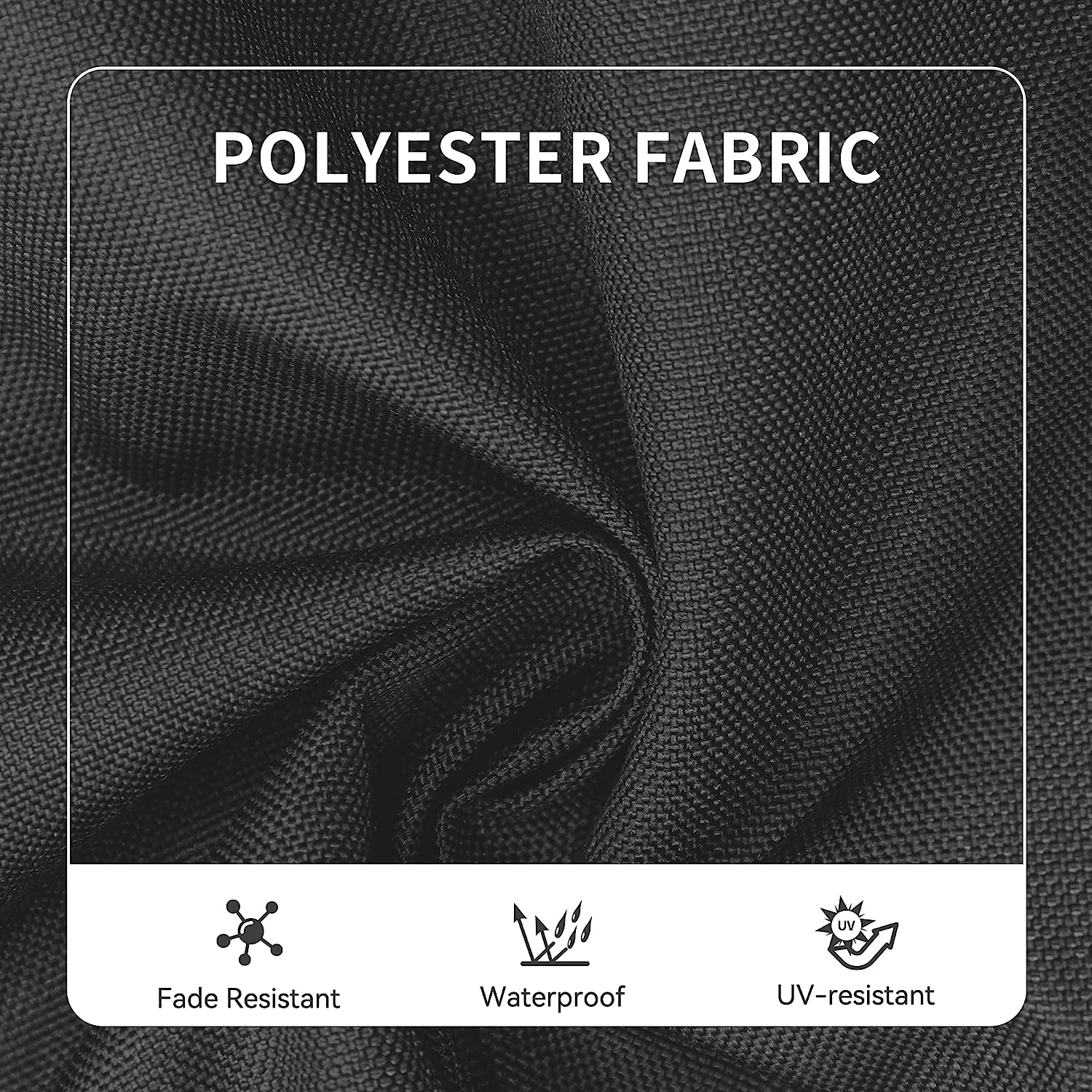 YITAHOME 3-Seat Porch Swing Outdoor Heavy Duty Patio Swing Chair with Stand Adjustable Canopy Soft Cushion for Garden, Patio, Lawn, Balcony and Deck, Black