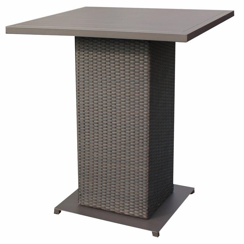 Tegan Square 6 - Person 70'' Long Bar Height Dining Set
