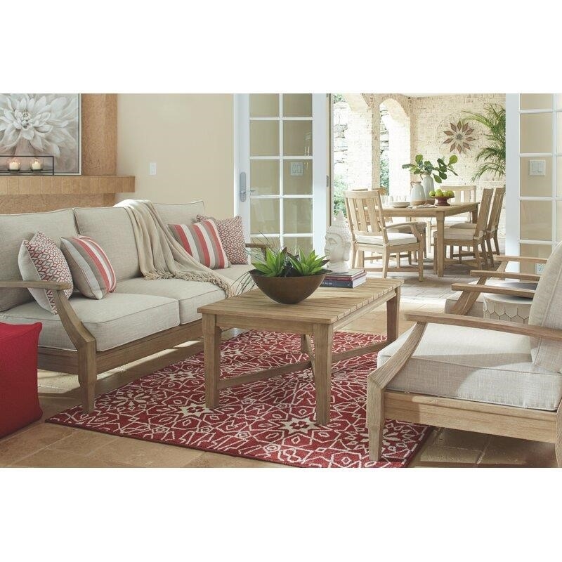 Rella Solid Wood Seating Group with Cushions