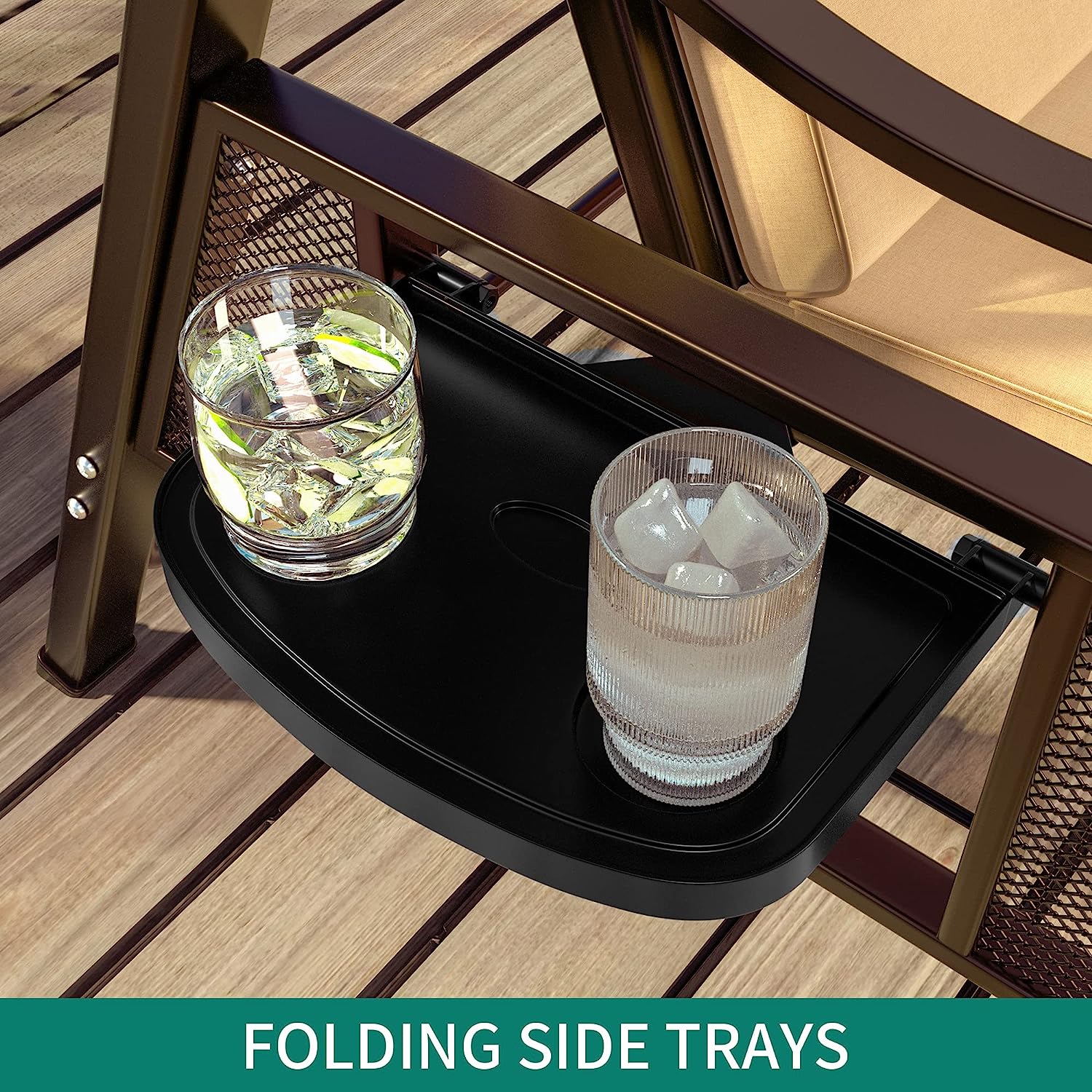 YITAHOME 3-Seat Deluxe Porch Swing Outdoor Heavy Duty Patio Swing Chair with Adjustable Canopy Removable Cushions Weather Resistant Steel Frame Suitable for Garden, Lawn, Backyard, Balcony, Navy Blue