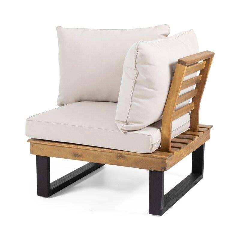 Monterey Solid Wood 5 - Person Seating Group with Cushions