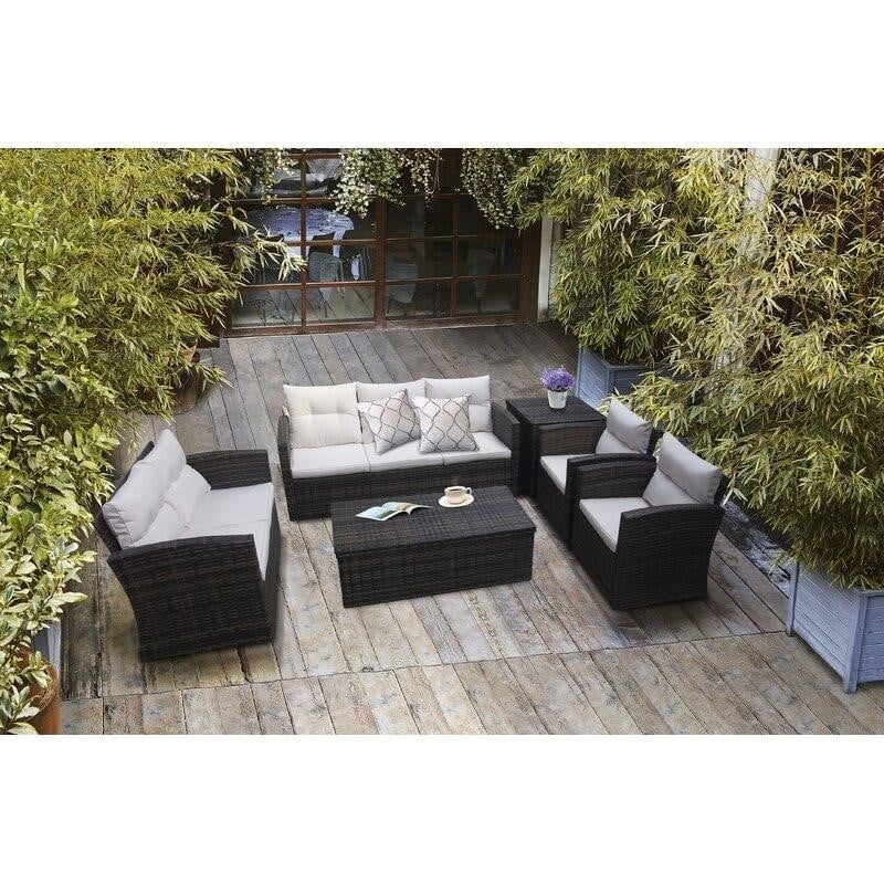 7 - Person Seating Group with Cushions