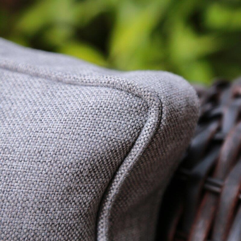 Gwenael Wicker/Rattan 5 - Person Seating Group with Cushions