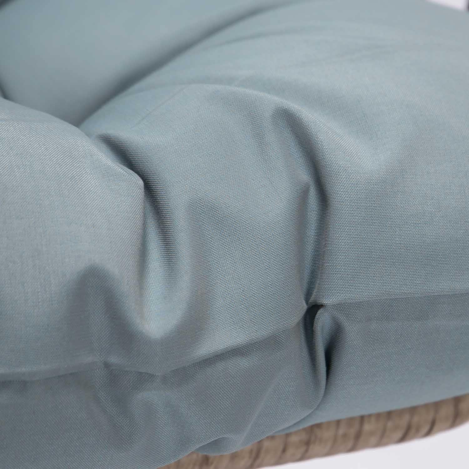 Indoor Outdoor Patio Wicker Hanging Chair Swing Egg Basket Chairs with Stand UV Resistant Cushions 350lbs Capaticy for Patio Backyard Balcony Xmas Gift