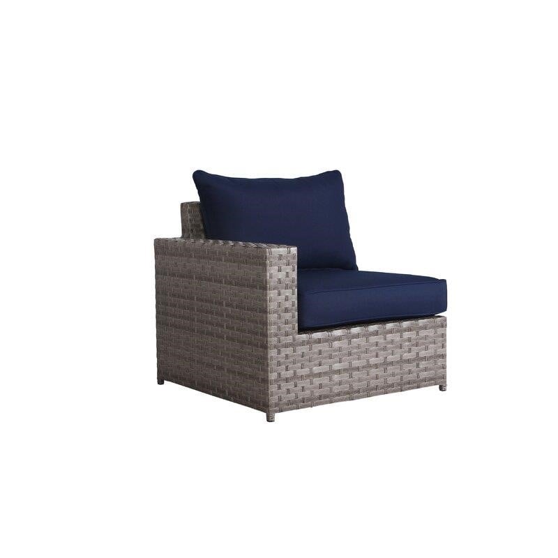 Kordell Wicker/Rattan 6 - Person Seating Group with Cushions