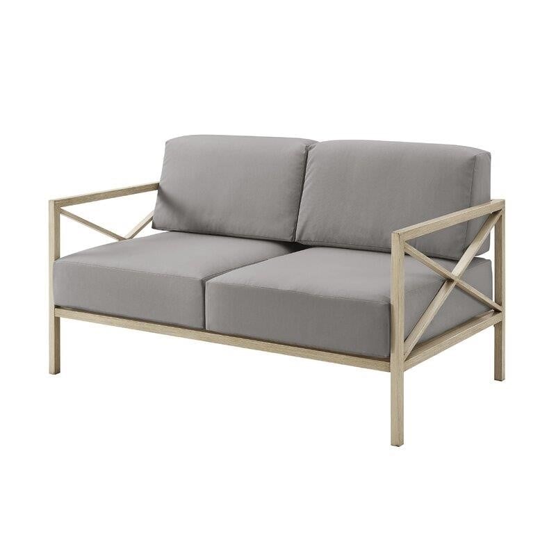 Shaddix Metal 2 - Person Seating Group with Cushions