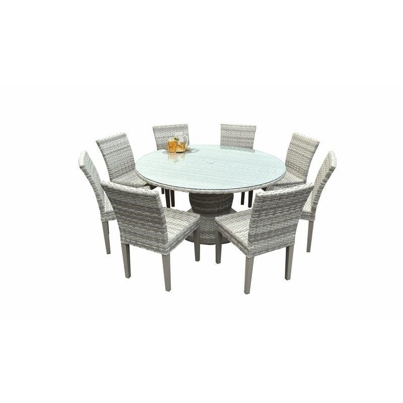 Falmouth Round 8 - Person 60'' Long Dining Set