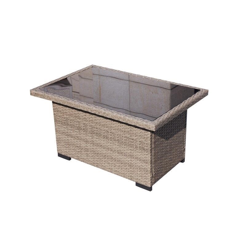 Wragby Wicker/Rattan 6 - Person Seating Group with Cushions