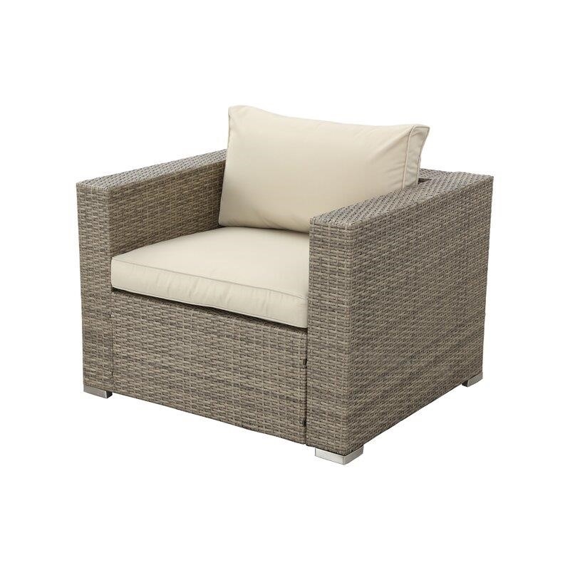 Wragby Wicker/Rattan 6 - Person Seating Group with Cushions