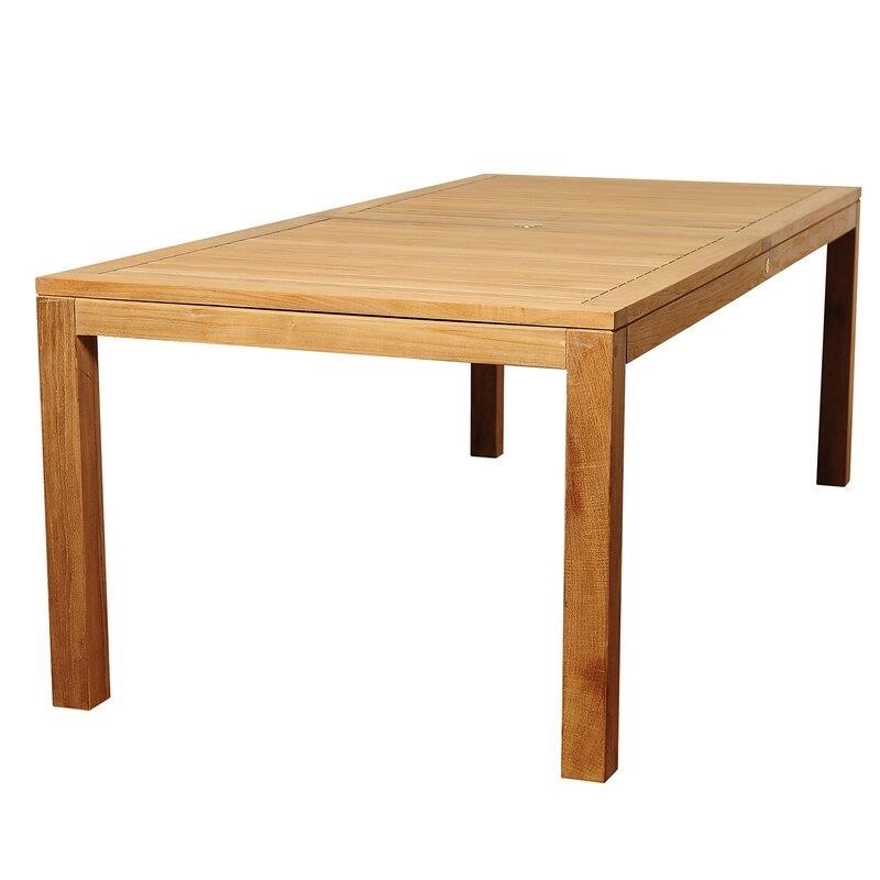Decastro Rectangular 10 - Person 87'' Long Teak Dining Set