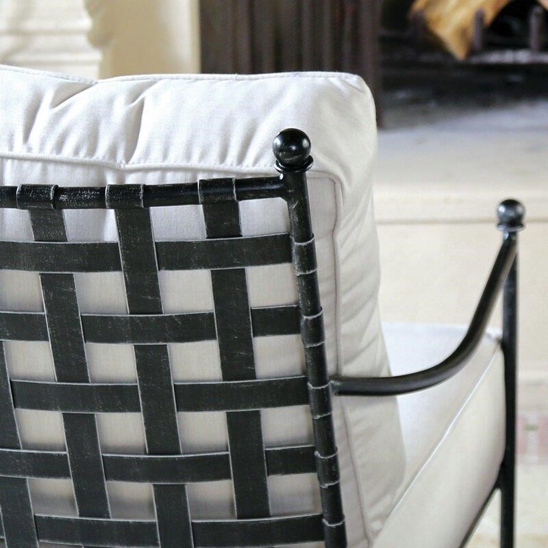 Lucier Metal 5 - Person Seating Group with Sunbrella Cushions