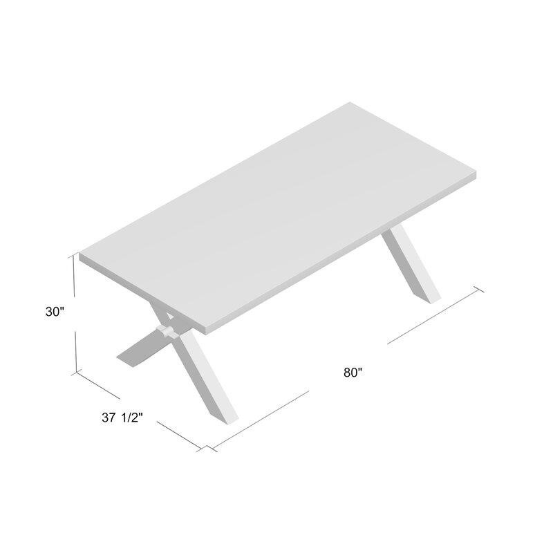 Hayden Rectangular 6 - Person 37.5'' Long Teak Dining Set with Cushions