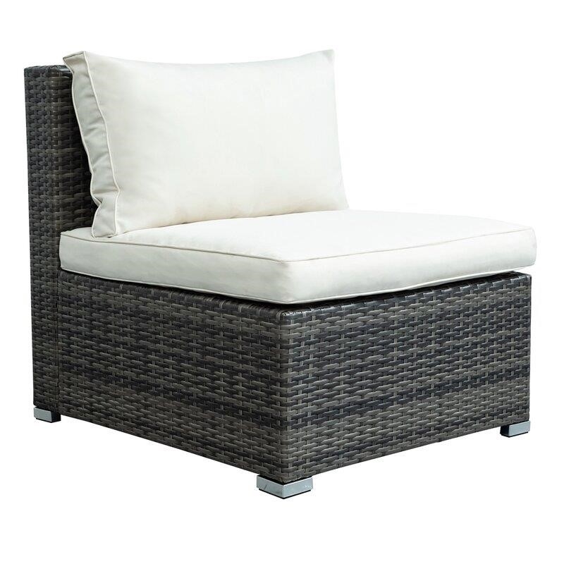 Woodside Wicker/Rattan 7 - Person Seating Group with Cushions