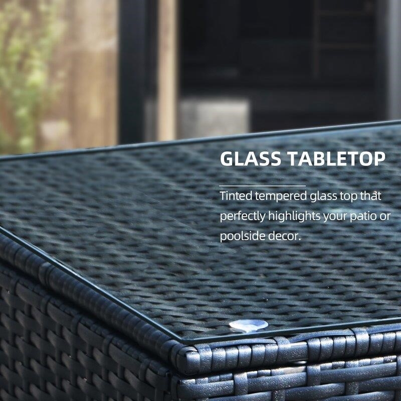 Backstrom Wicker/Rattan 5 - Person Seating Group with Cushions