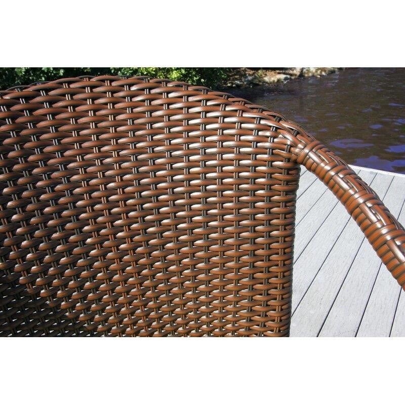 Fleischmann Round 2 - Person 36'' Long Bar Height Dining Set with Cushions