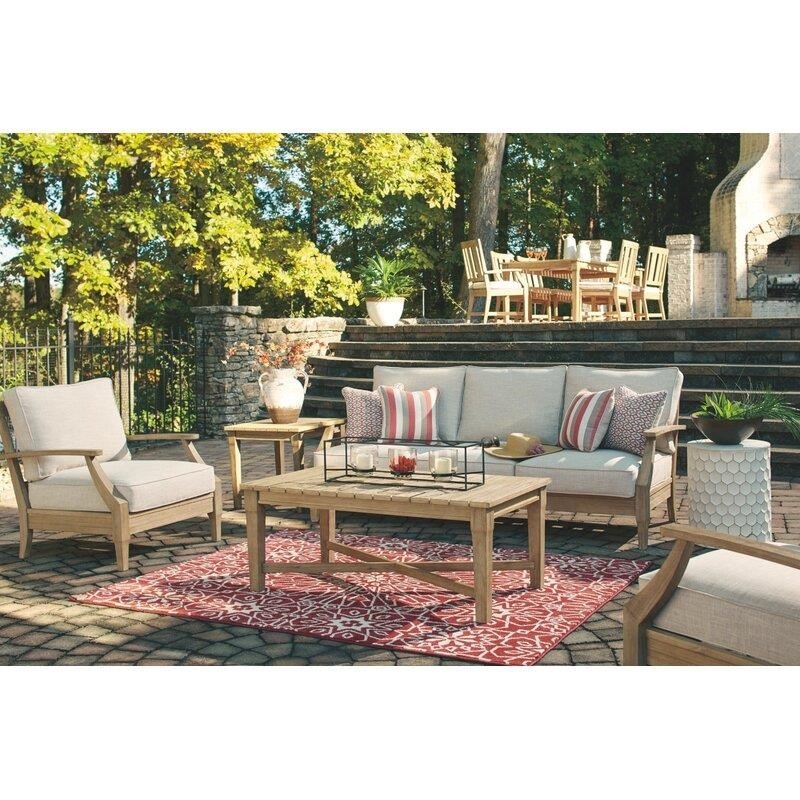 Rella Solid Wood Seating Group with Cushions