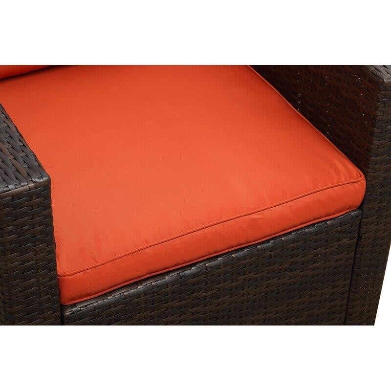 Connor Wicker/Rattan 6 - Person Seating Group with Cushions