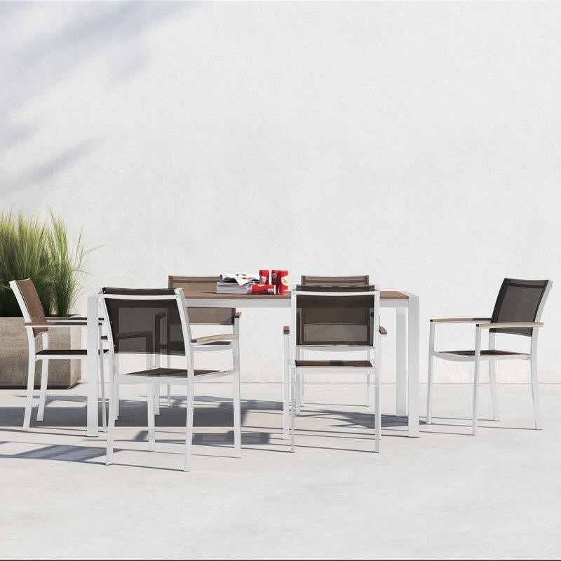 Rectangular 6 - Person 71'' Long Dining Set