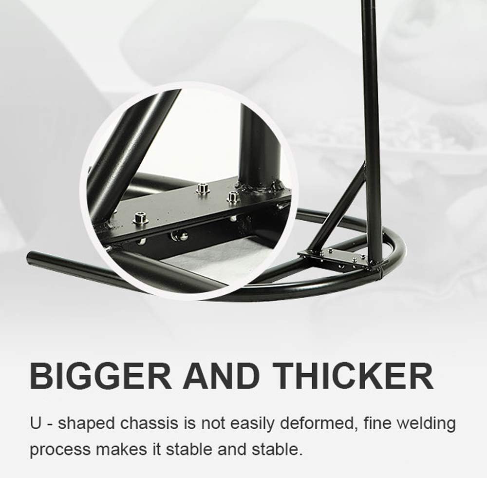 JOYBASE Hanging Egg Chair with Stand, Outdoor Wicker Rattan Egg Swing Chair with Stand and Cushion for Indoor Outdoor Bedroom Patio Garden (Grey/Black)