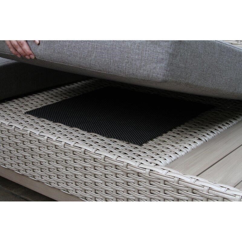 Legette Wicker/Rattan 5 - Person Seating Group with Cushions