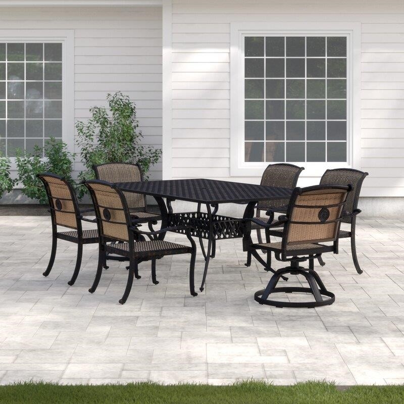 Harland Rectangular 6 - Person 72'' Long Dining Set