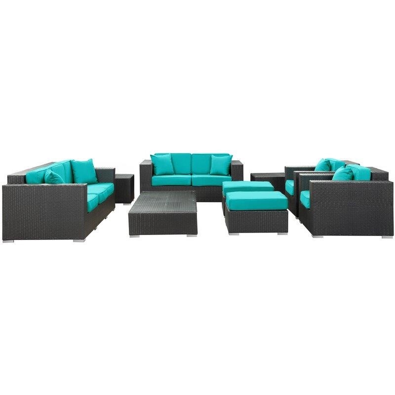 Eclipse 7 - Person Seating Group with Cushions