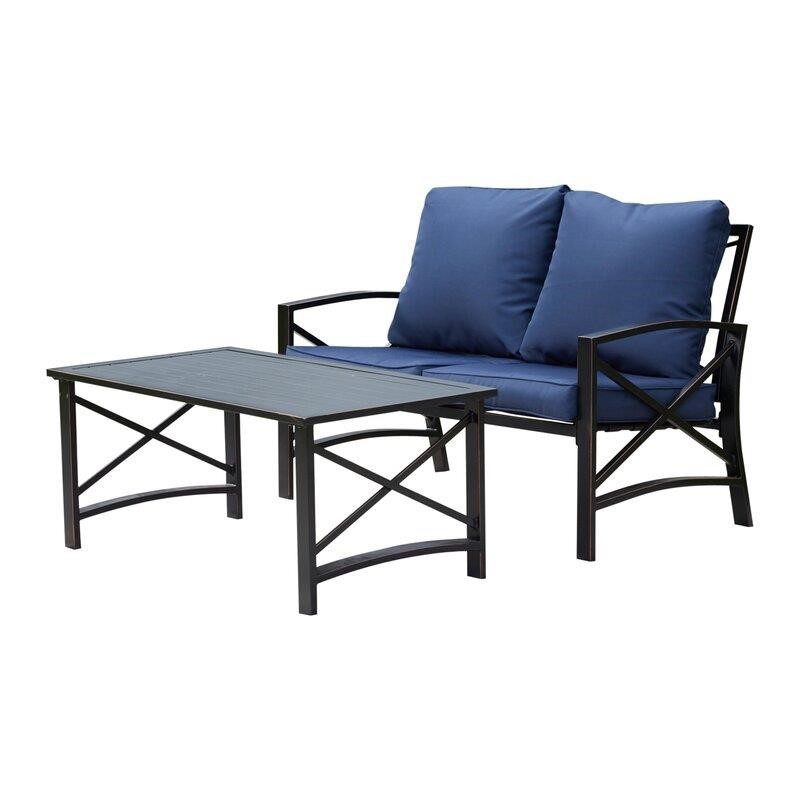 Lilburn Metal 8 - Person Seating Group with Cushions