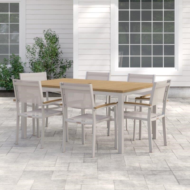 Mckinnon Rectangular 6 - Person 63'' Long Dining Set