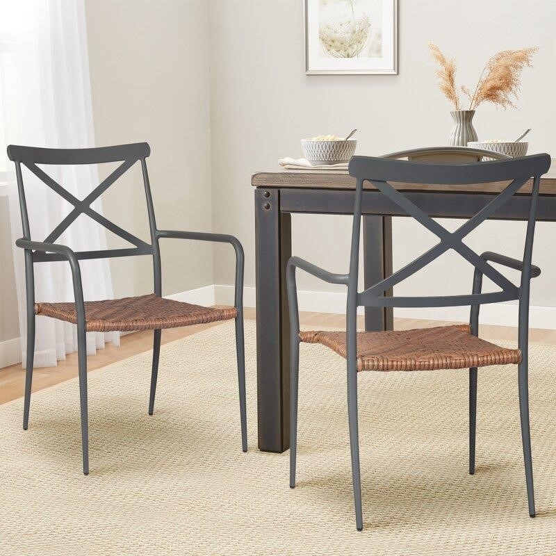 Desborough Rectangular 4 - Person 63'' Long Dining Set