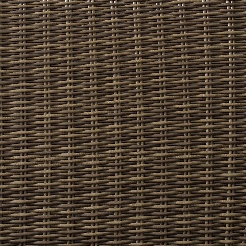 Kestner Wicker/Rattan 2 - Person Seating Group with Cushions