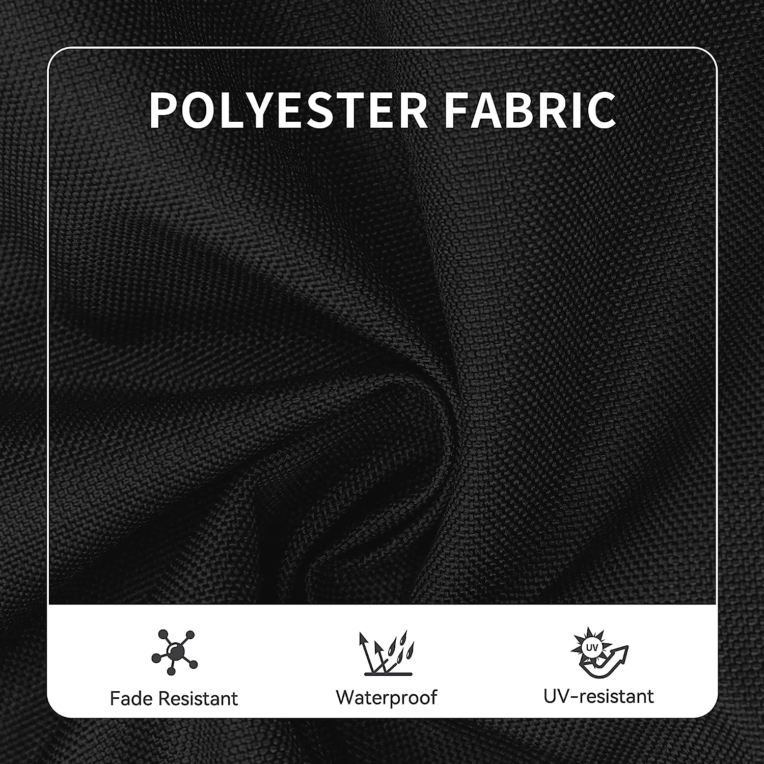 YITAHOME 3-Seat Porch Swing Outdoor Heavy Duty Patio Swing Chair with Stand Adjustable Canopy Soft Cushion for Garden, Patio, Lawn, Balcony and Deck, Black