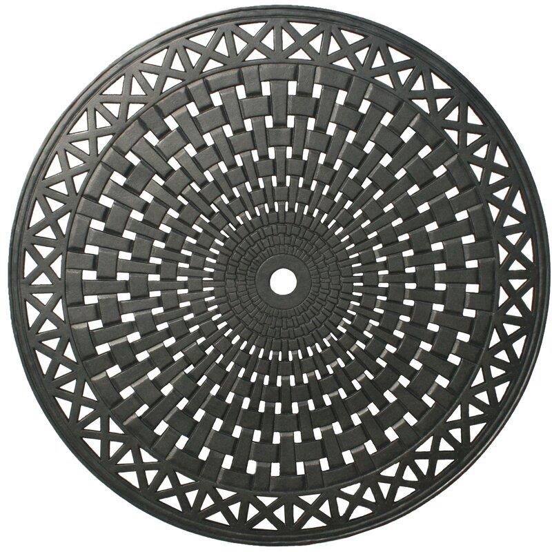 Otsego 4 - Person Aluminum Bar Height Dining Set with Cushions