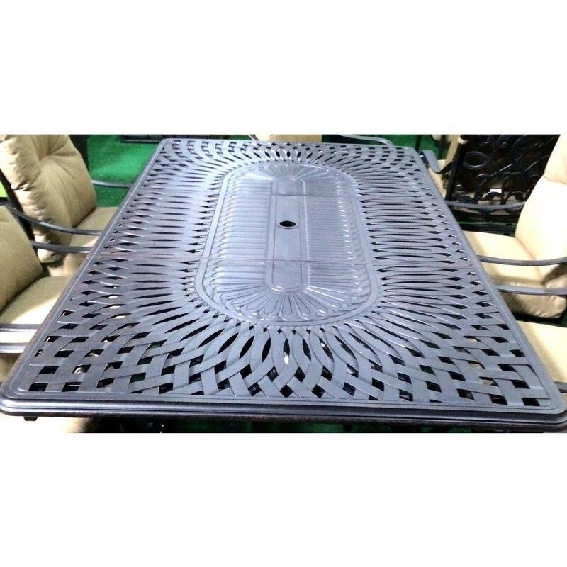 Poulson Rectangular 10 - Person 132'' Long Dining Set