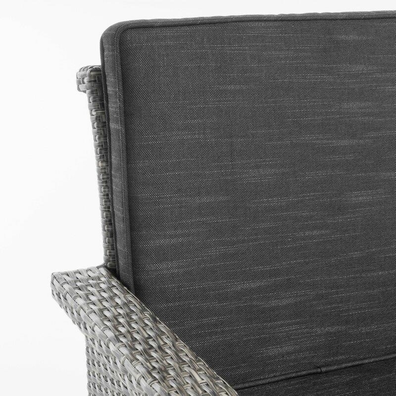 Billie-Anne Square 4 - Person 32.5'' Long Bar Height Dining Set with Cushions