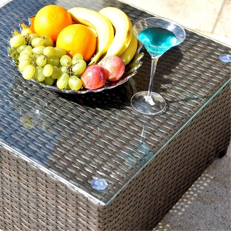 Cassville Wicker/Rattan 10 - Person Seating Group with Cushions