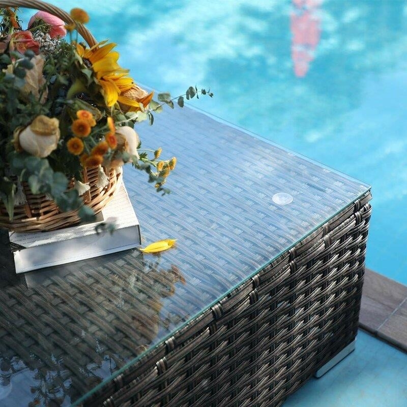 Mordecai Wicker/Rattan 6 - Person Seating Group with Cushions