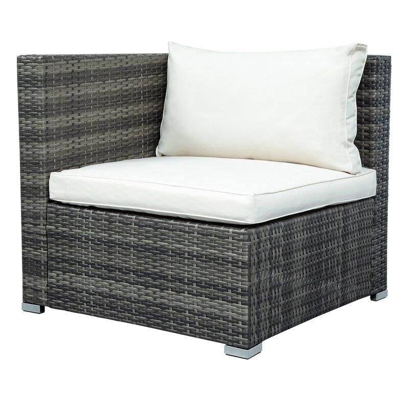 Woodside Wicker/Rattan 7 - Person Seating Group with Cushions