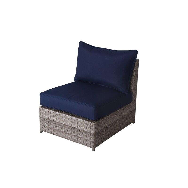 Kordell Wicker/Rattan 6 - Person Seating Group with Cushions