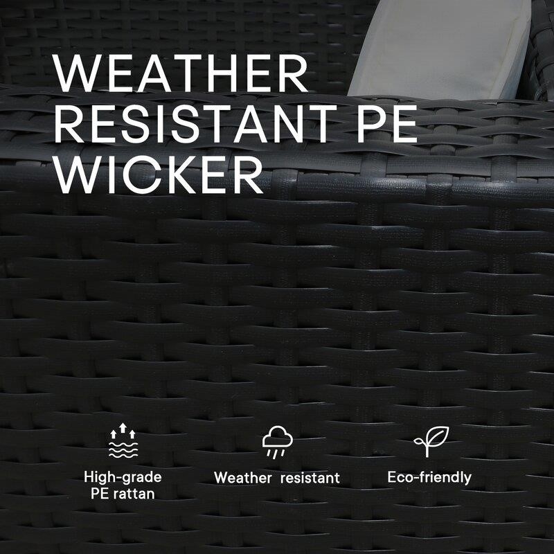 Backstrom Wicker/Rattan 5 - Person Seating Group with Cushions