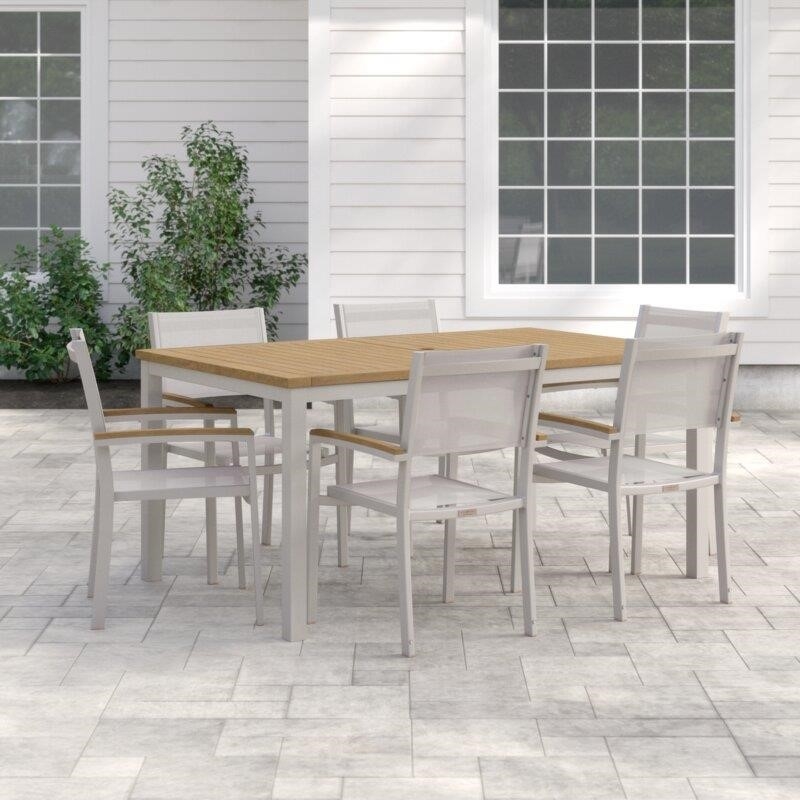 Mckinnon Rectangular 6 - Person 63'' Long Dining Set