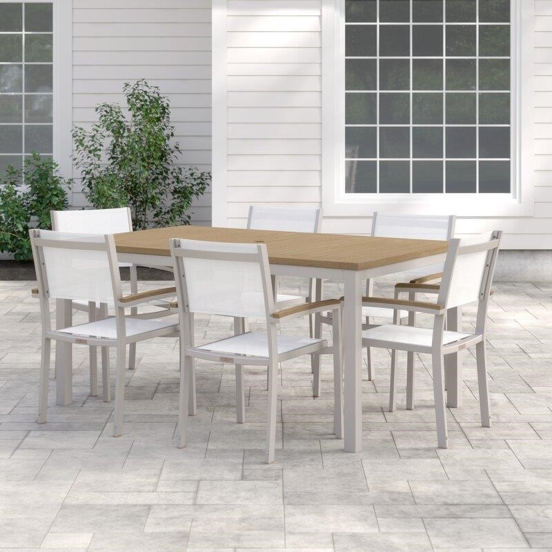 Mckinnon Rectangular 6 - Person 63'' Long Dining Set