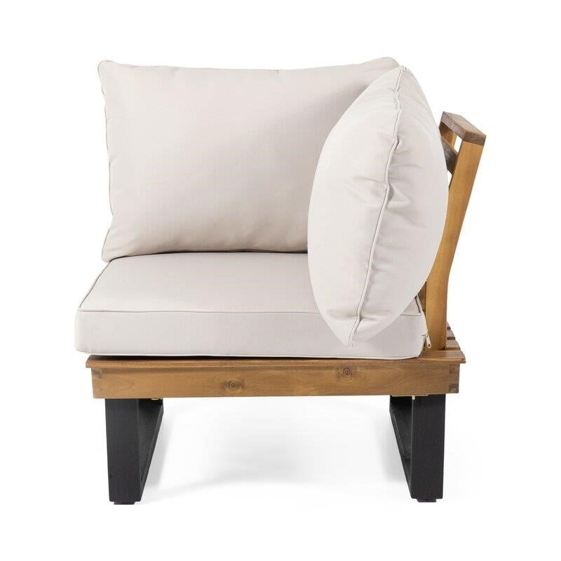 Monterey Solid Wood 5 - Person Seating Group with Cushions