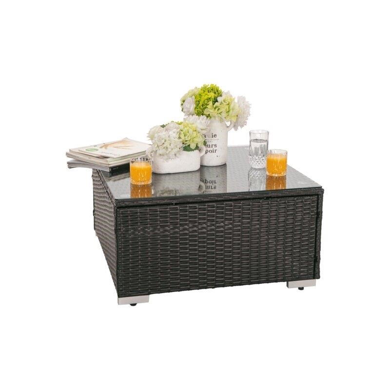 Jaelyn Wicker/Rattan 6 - Person Seating Group with Cushions