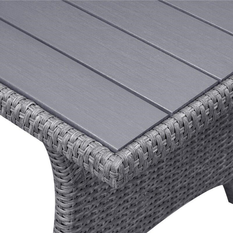 Julianna Wicker/Rattan 7 - Person Seating Group with Cushions