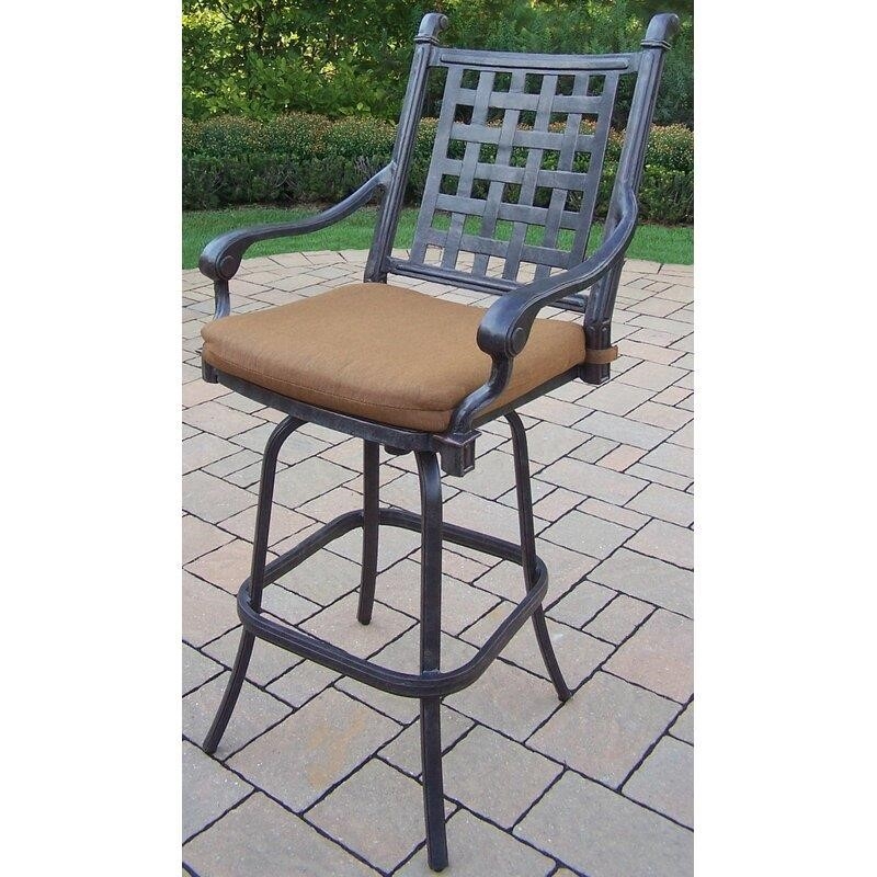 Vandyne Round 2 - Person 36'' Long Aluminum Bar Height Dining Set with Cushions