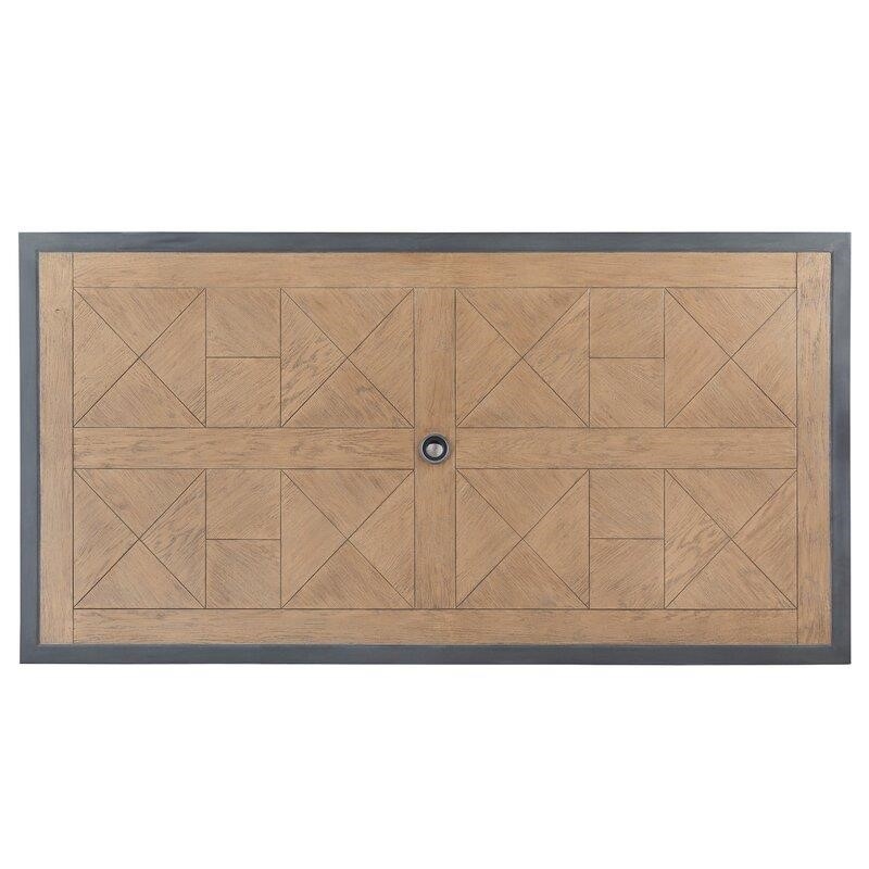 Lucus Rectangular 4 - Person 80'' Long Dining Set with Cushions